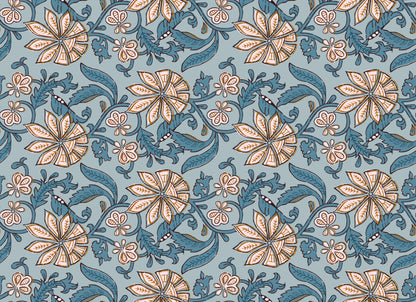 Trending Traditional Floral Wallpaper for Elegant Heritage