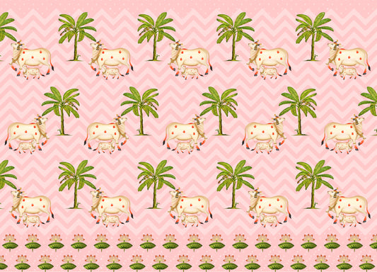 TRENDING INDIAN PICHWAI COW WITH ETHENIC