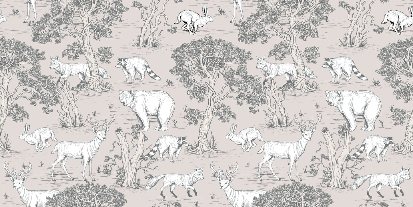 Light Wild Culture Wallpaper for Trendy Contemporary