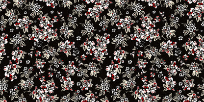Lily Black White with Pink Stylish Bedroom Wallpaper for Elegant