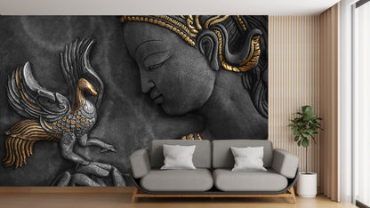 ANTIQUE BUDHA  CHITRA THEAM