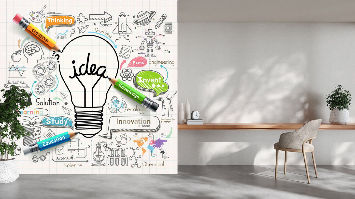 Creative Ideas Theme Wallpaper for Innovative Interior Spaces